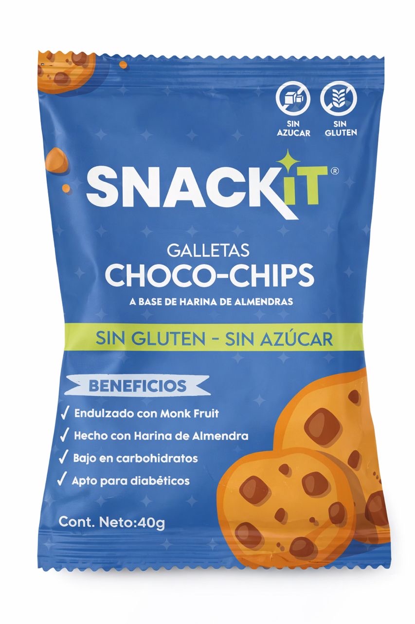 SNACKIT Galletas sin Gluten y sin Azúcar 40 g