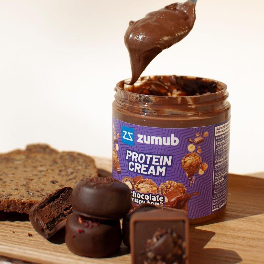 Zumub Crema con proteína de Chocolate Crispy Bomb 250 g