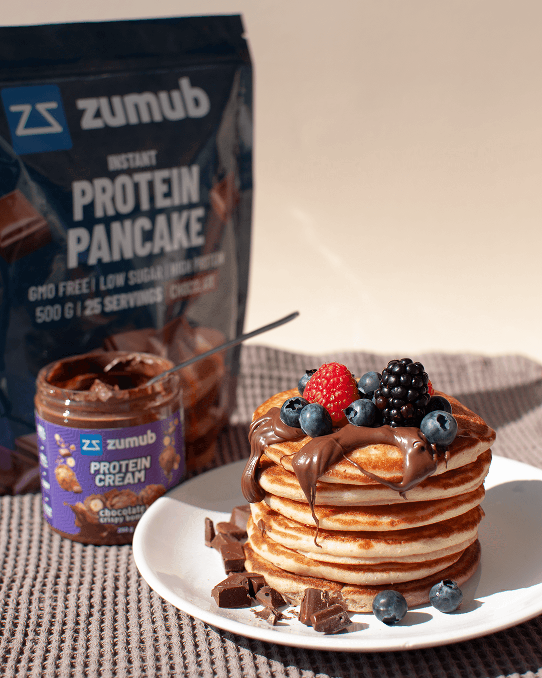 Zumub Crema con proteína de Chocolate Crispy Bomb 250 g