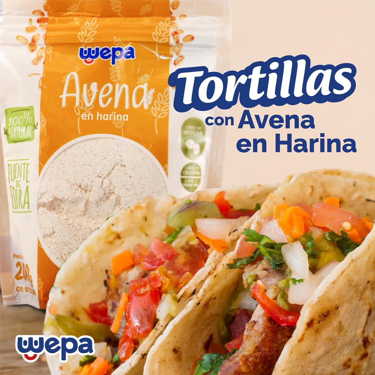 AVENA EN HARINA DOYPACK WEPA 200G