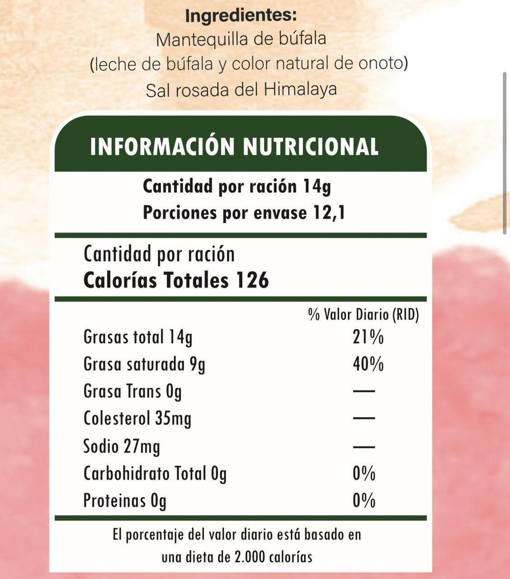 BUFF Mantequilla GHEE Clarificada de Bufala   Sal Rosada Himalaya 170 g