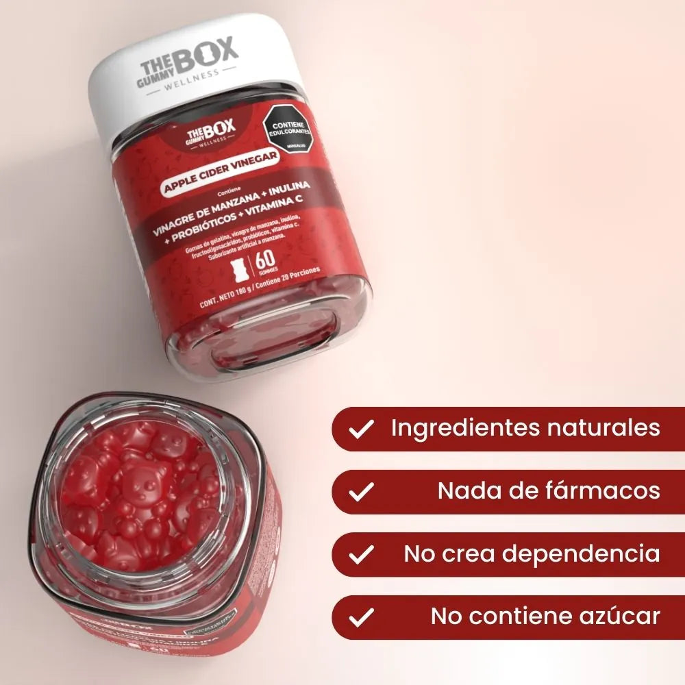 The Gummy Box - Vinagre de Manzana en Gomitas