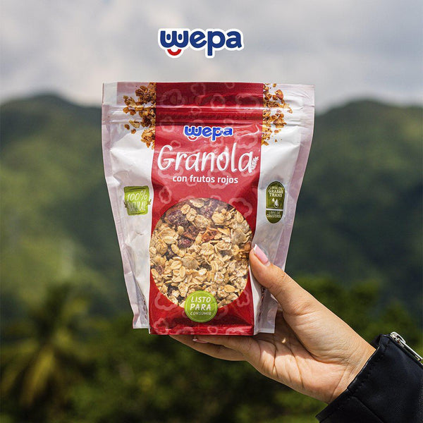 GRANOLA FRUTOS ROJOS BOLSA WEPA DOYPACK 200G