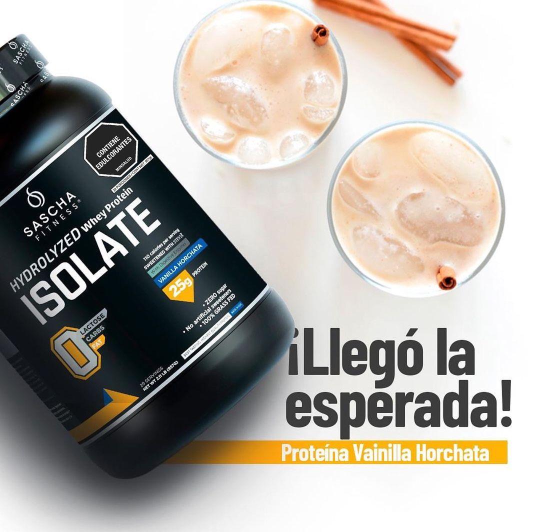 Proteína Sascha Fitness Hydrolyzed Whey Protein Isolate VANILLA HORCHATA 2.11 lb