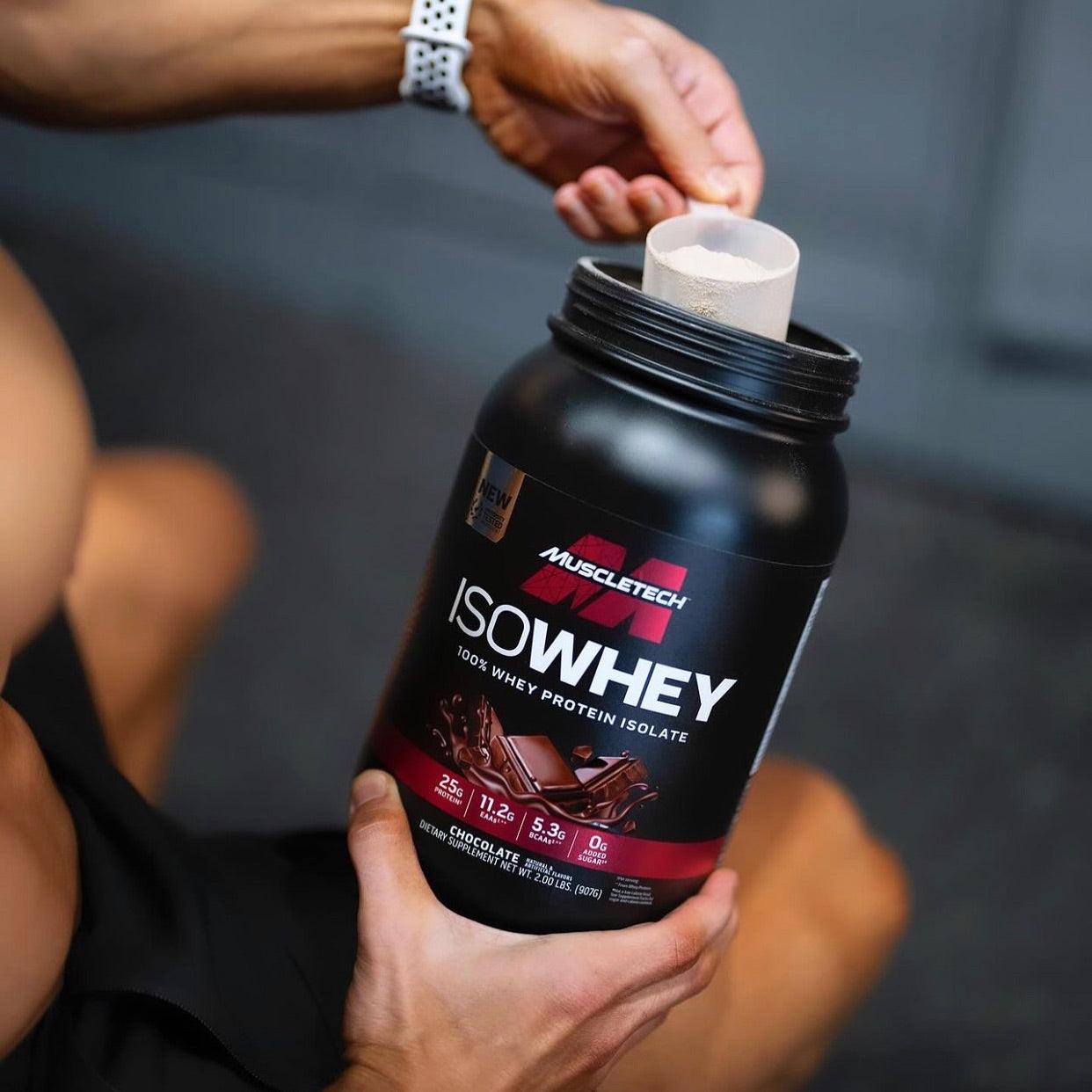 Proteina MuscleTech IsoWhey   2 lb   Chocolate