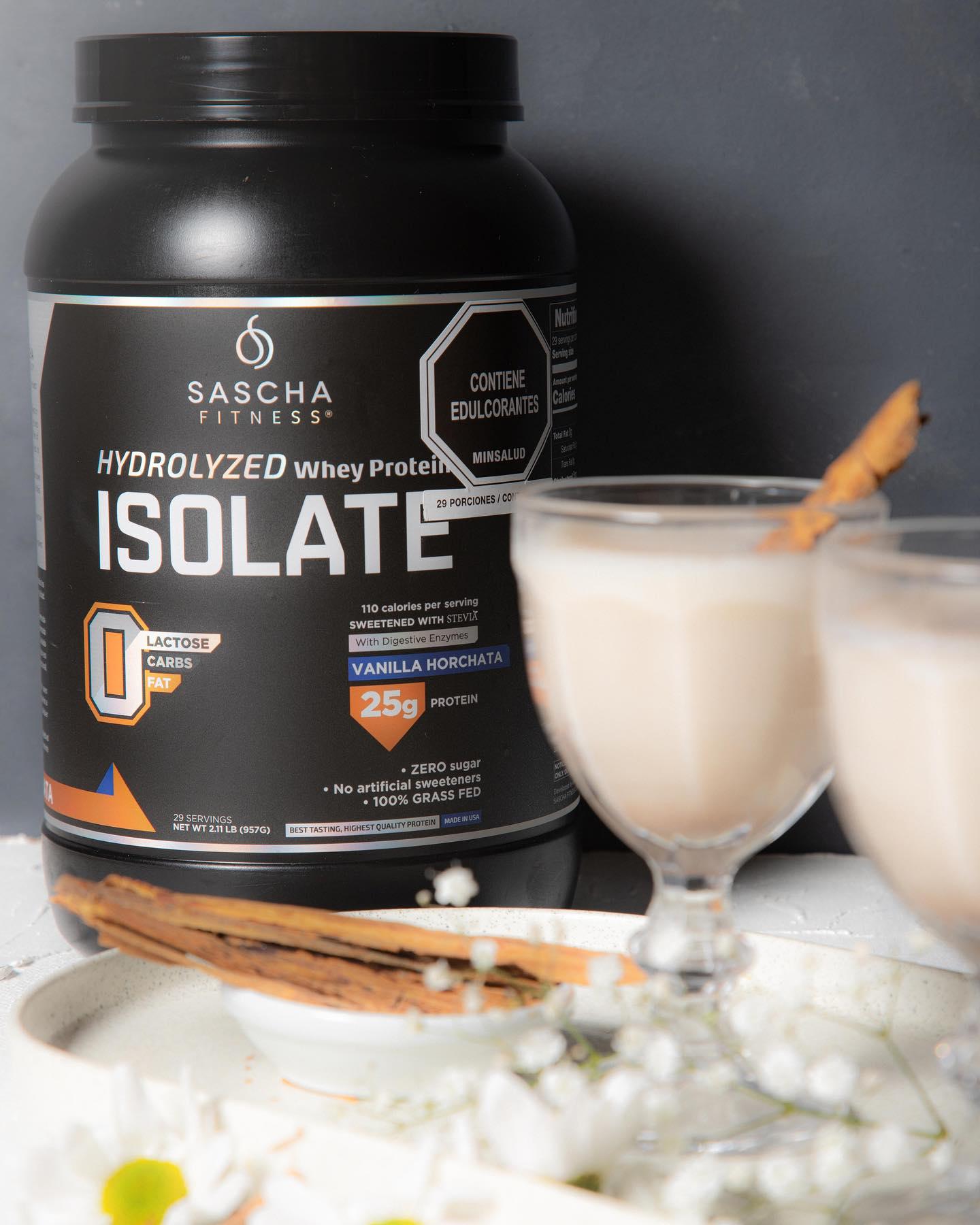 Proteína Sascha Fitness Hydrolyzed Whey Protein Isolate VANILLA HORCHATA 2.11 lb