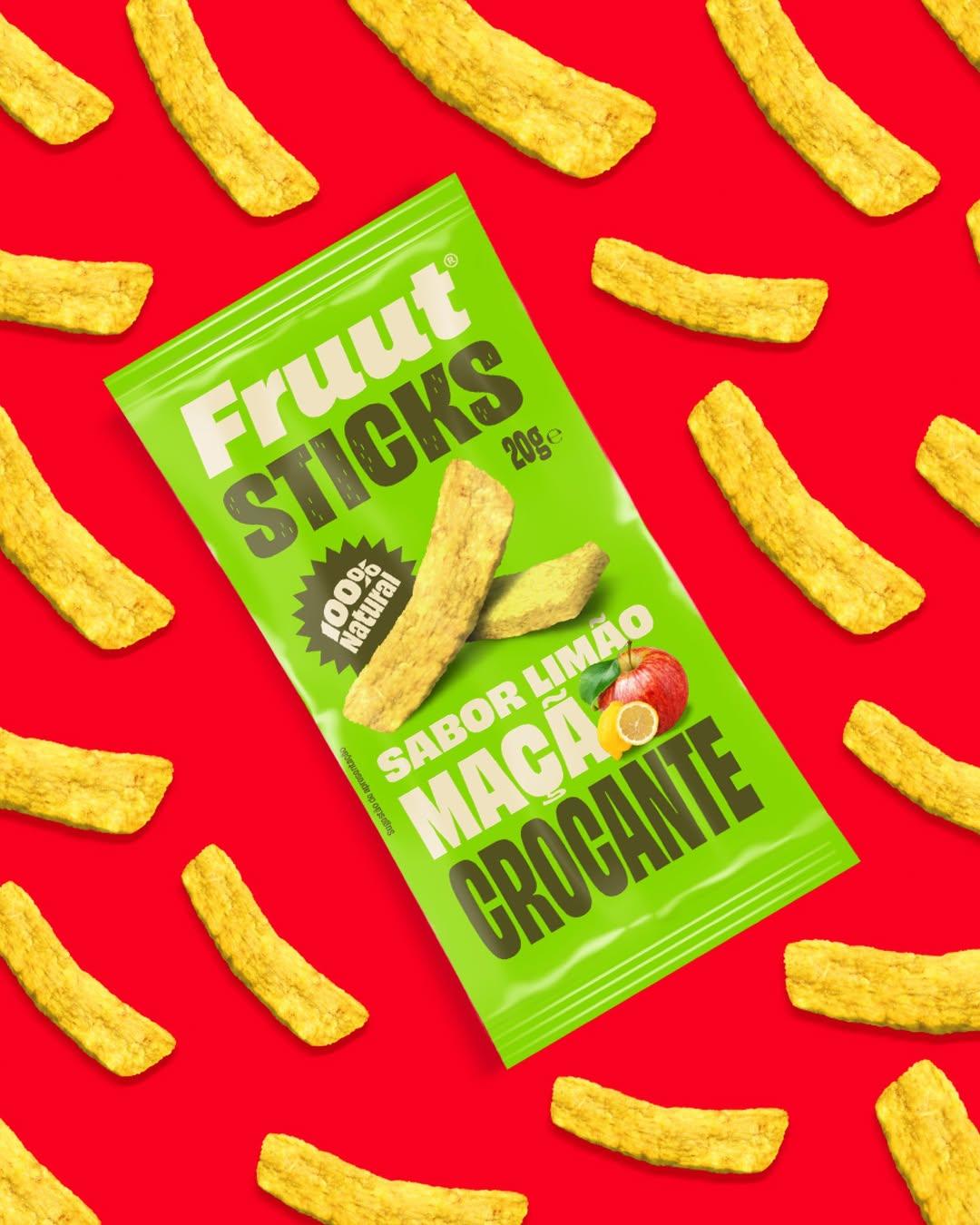 Fruut Sticks Manzana con Sabor Limón
