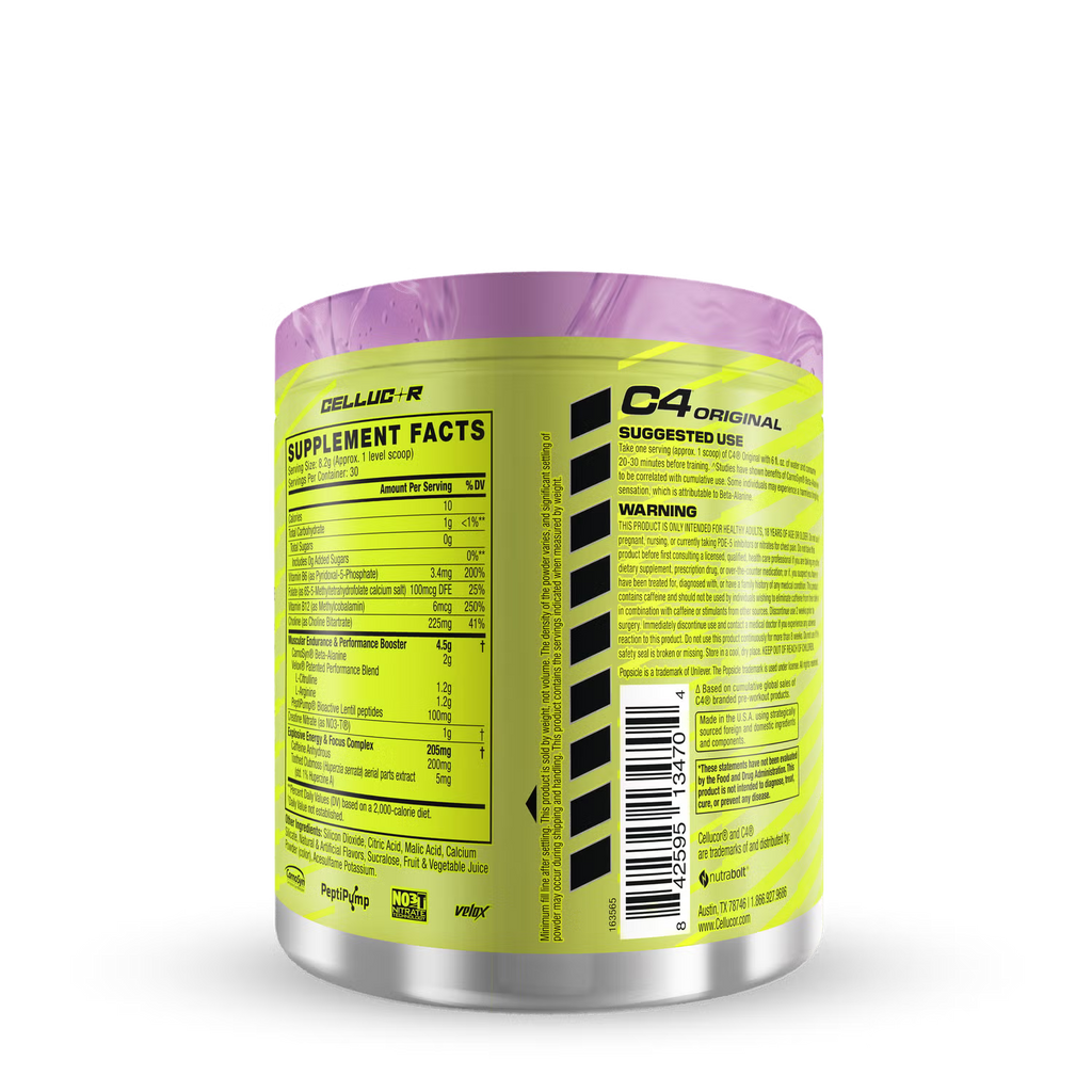Pre Workout C4 Original   Grape   30 servicios