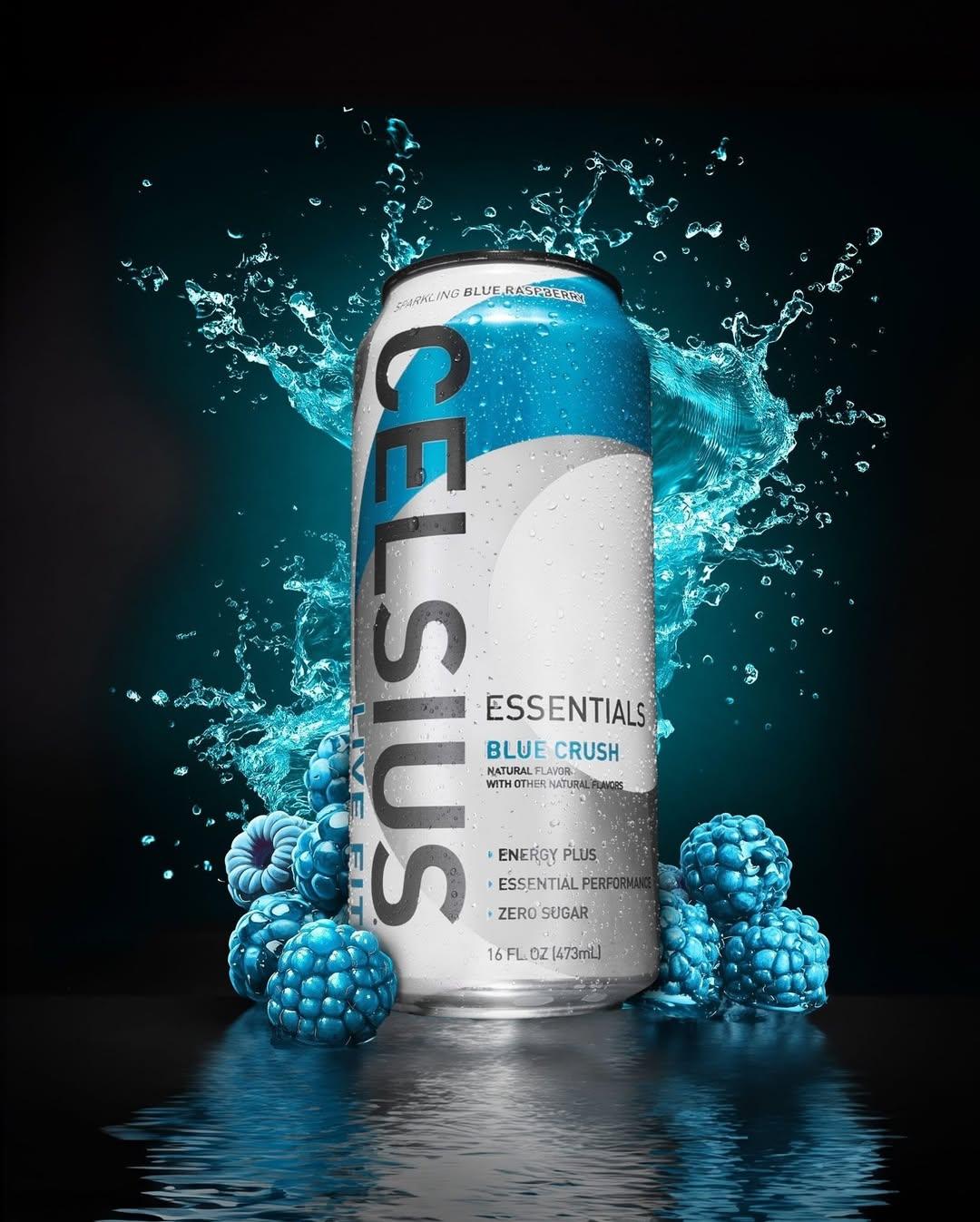 BEBIDA CELSIUS ESSENTIALS BLUE RUSH