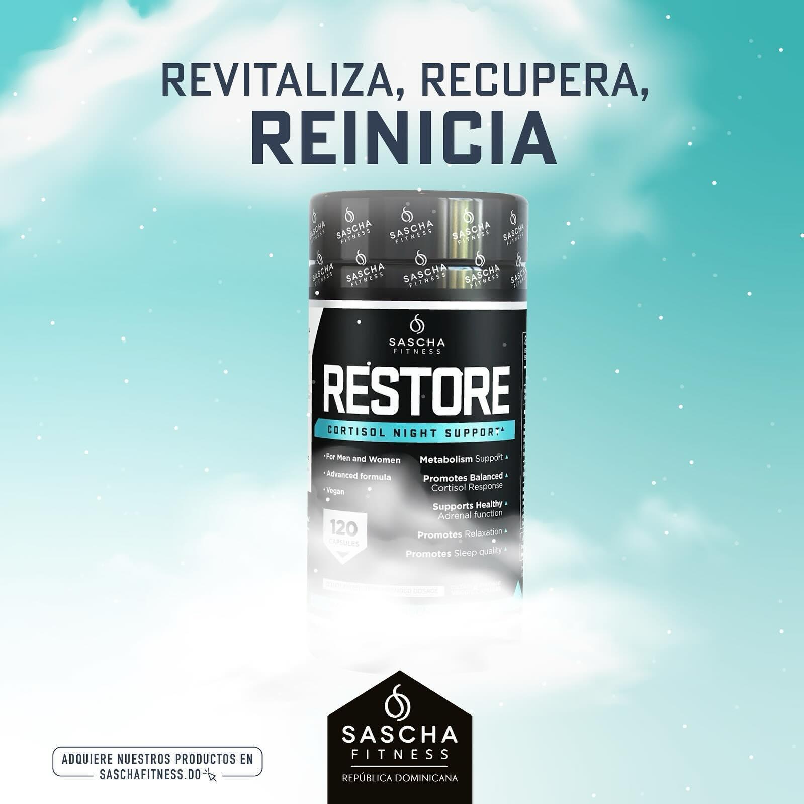 Sascha Fitness Restore 120 Capsulas