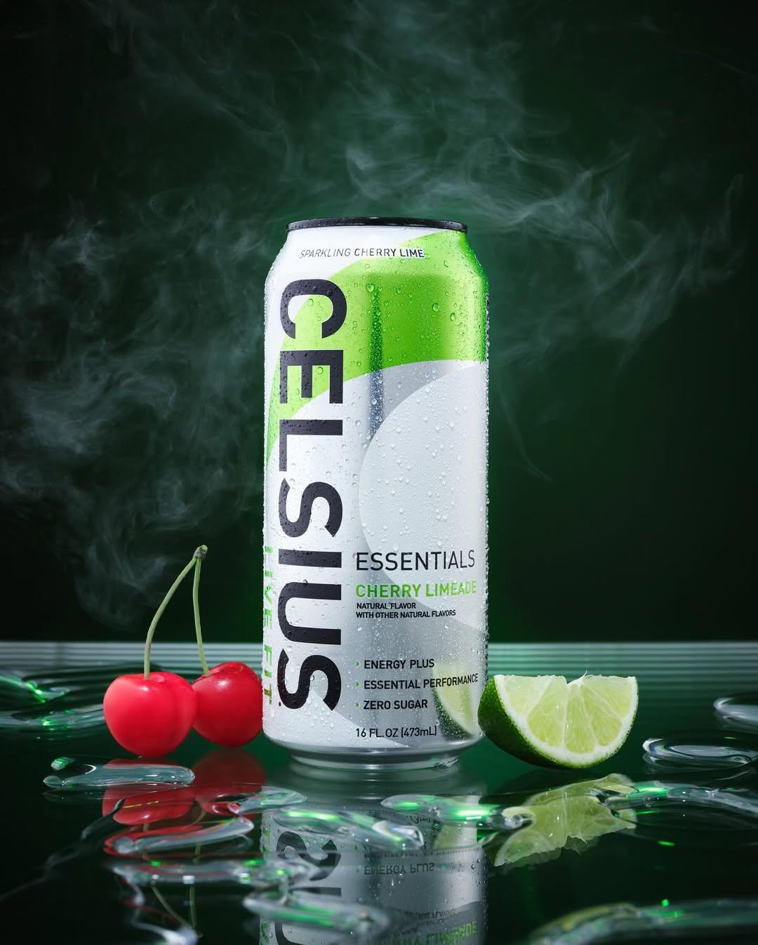 BEBIDA CELSIUS ESSENTIALS CHERRY LIMEADE
