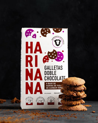 HARINANA Galletas Doble Chocolate - Sin Gluten