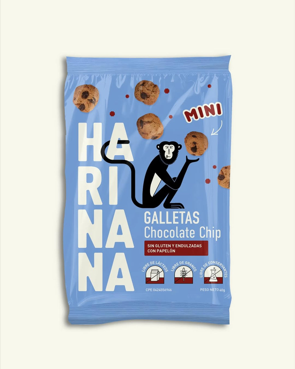 HARINANA Galletas MINI Chocolate Chip 40 g
