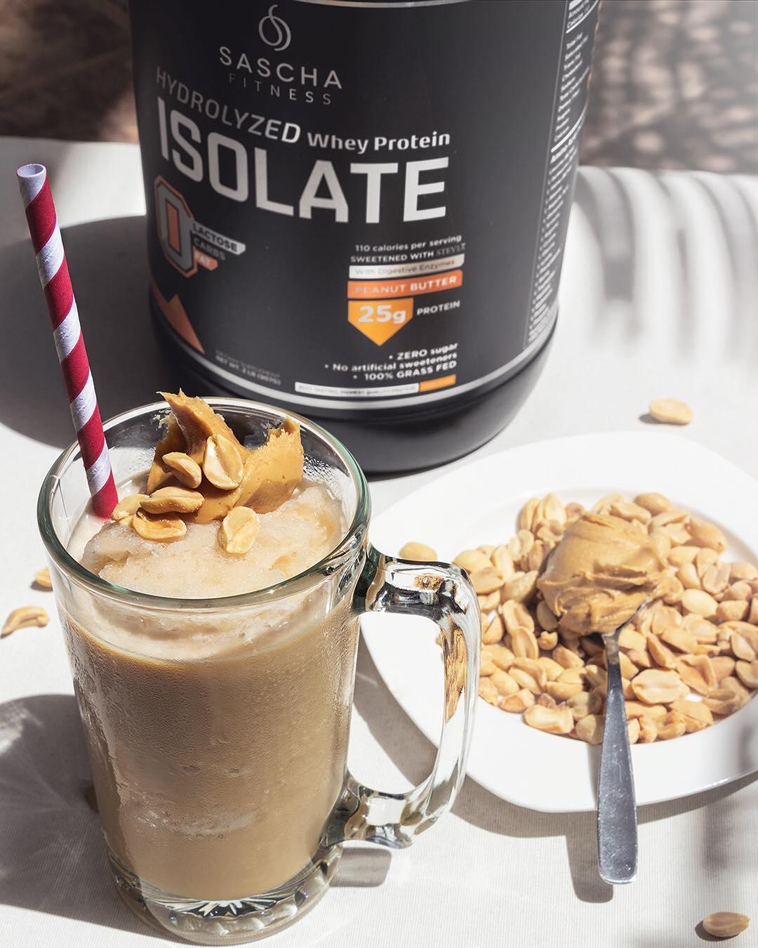 Proteína Sascha Fitness Hydrolyzed Whey Protein Isolate PEANUT BUTTER 2.30 lb