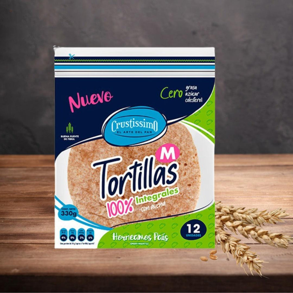 Tortilla 100 % Integral Crustissimo 330 g