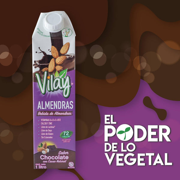 BEBIDA DE ALMENDRAS SIN AZUCAR (LECHE) WEPA CHOCOLATE 1L