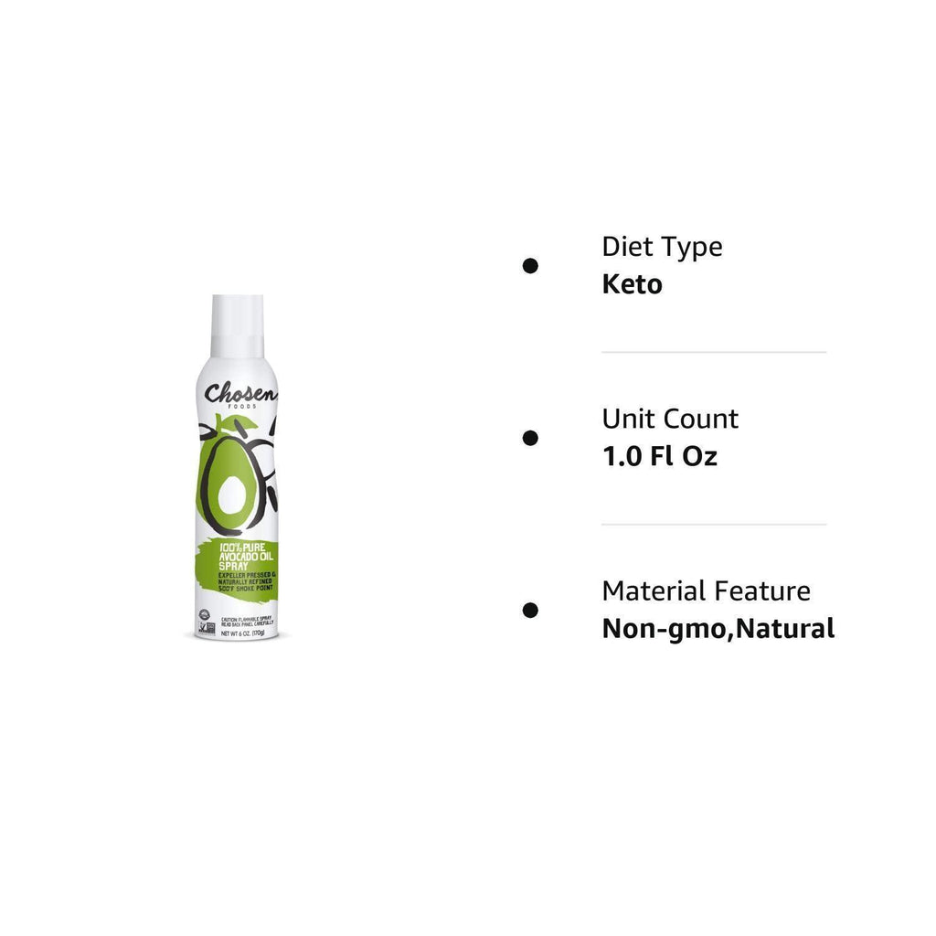 Aceite de Aguacate en Spray Chosen Foods 227 g