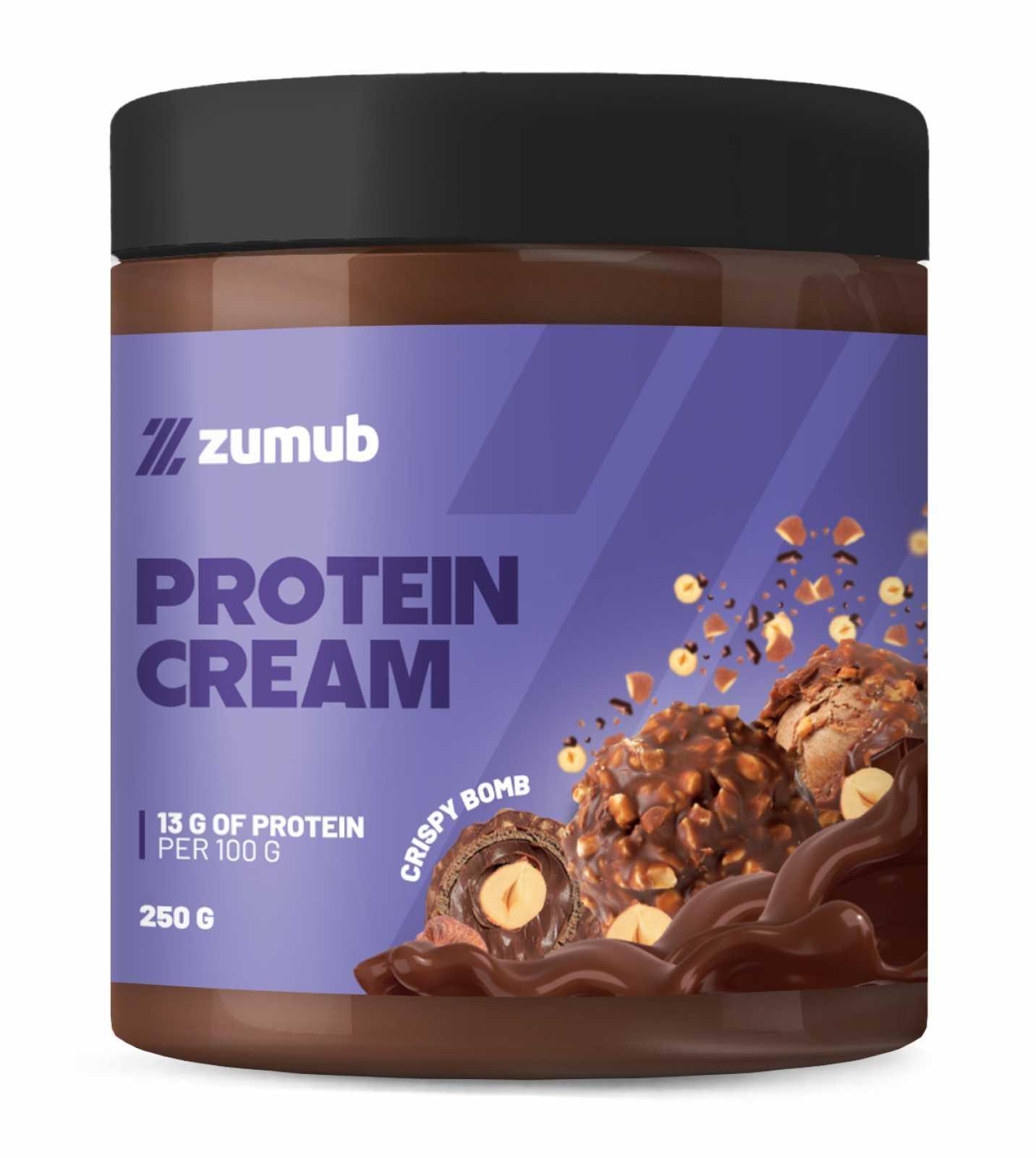 Zumub Crema con proteína de Chocolate Crispy Bomb 250 g