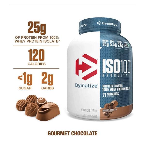 Dymatize ISO 100   5 lb   Gourmet Chocolate