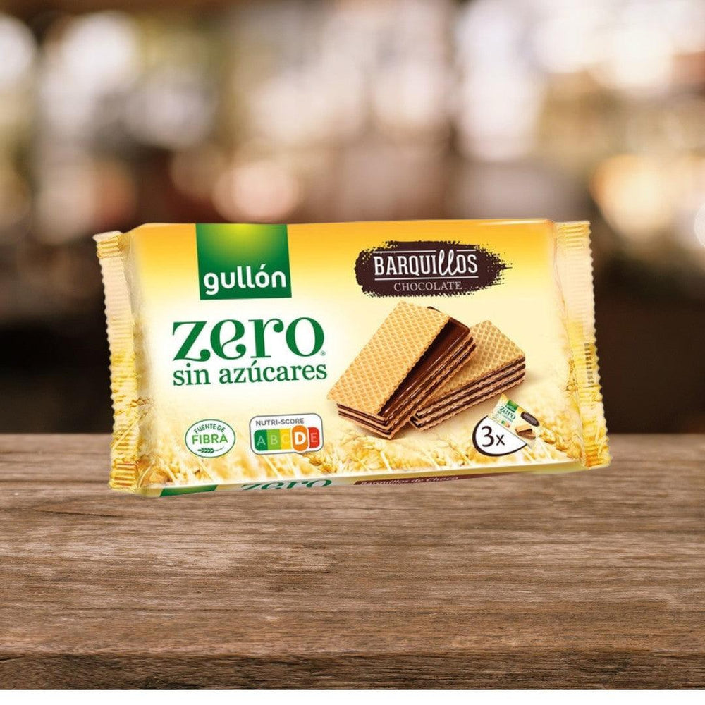 Gullón Galleta Barquillos Choco Zero 180 g