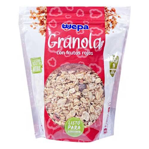 GRANOLA FRUTOS ROJOS BOLSA DOYPACK 200G