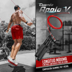 Cuerda de Saltar K6 Apolo V Ajustable Rojo