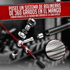 Cuerda de Saltar K6 Apolo V Ajustable Rojo