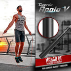 Cuerda de Saltar K6 Apolo V Ajustable Rojo