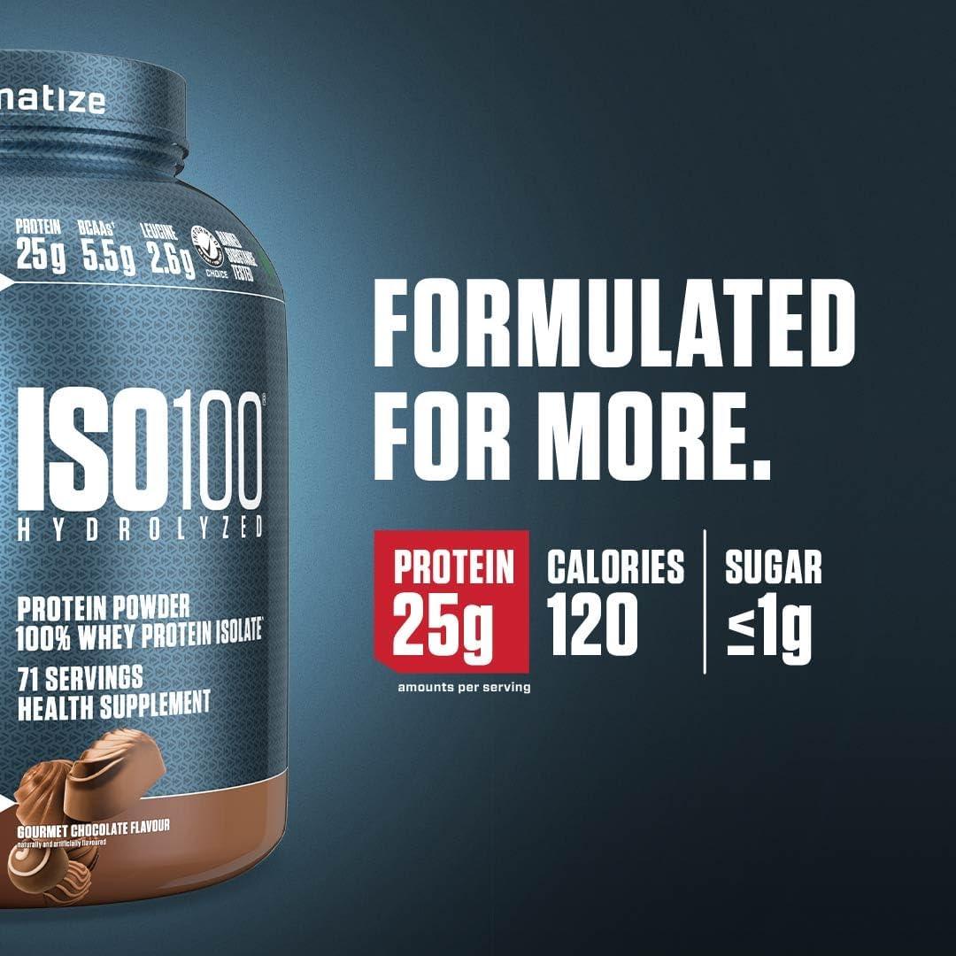 Dymatize ISO 100   5 lb   Gourmet Chocolate