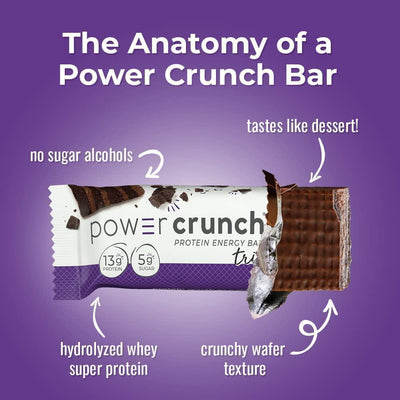 Barrita de Proteína Power Crunch Energy