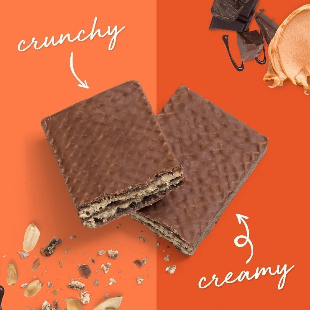 Barrita de Proteína Power Crunch Energy   Fudge Peanut Butter
