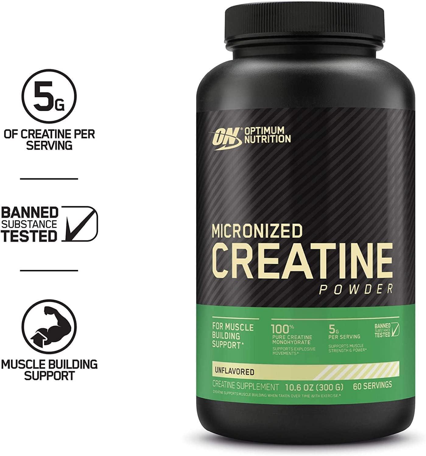 Creatina Optimum Nutrition Powder Micronised 300 g