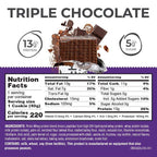 Barrita de Proteína Power Crunch Energy   Triple Chocolate