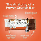 Barrita de Proteína Power Crunch Energy   Fudge Peanut Butter