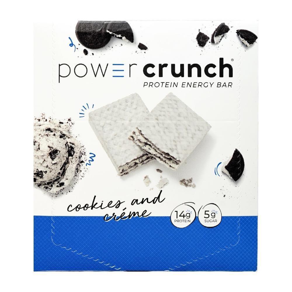 Barrita de Proteína Power Crunch Energy   Cookies and Cream