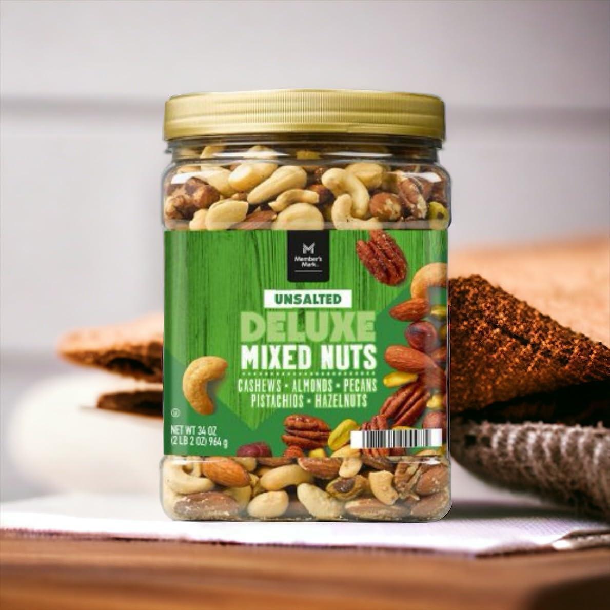 Frutos Secos Nueces Mixtas Members Mark Deluxe Unsalted 964 g