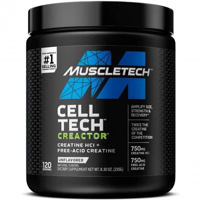 Creatina MuscleTech Cell Tech Creactor 240 g 120 Servicios Sin Sabor