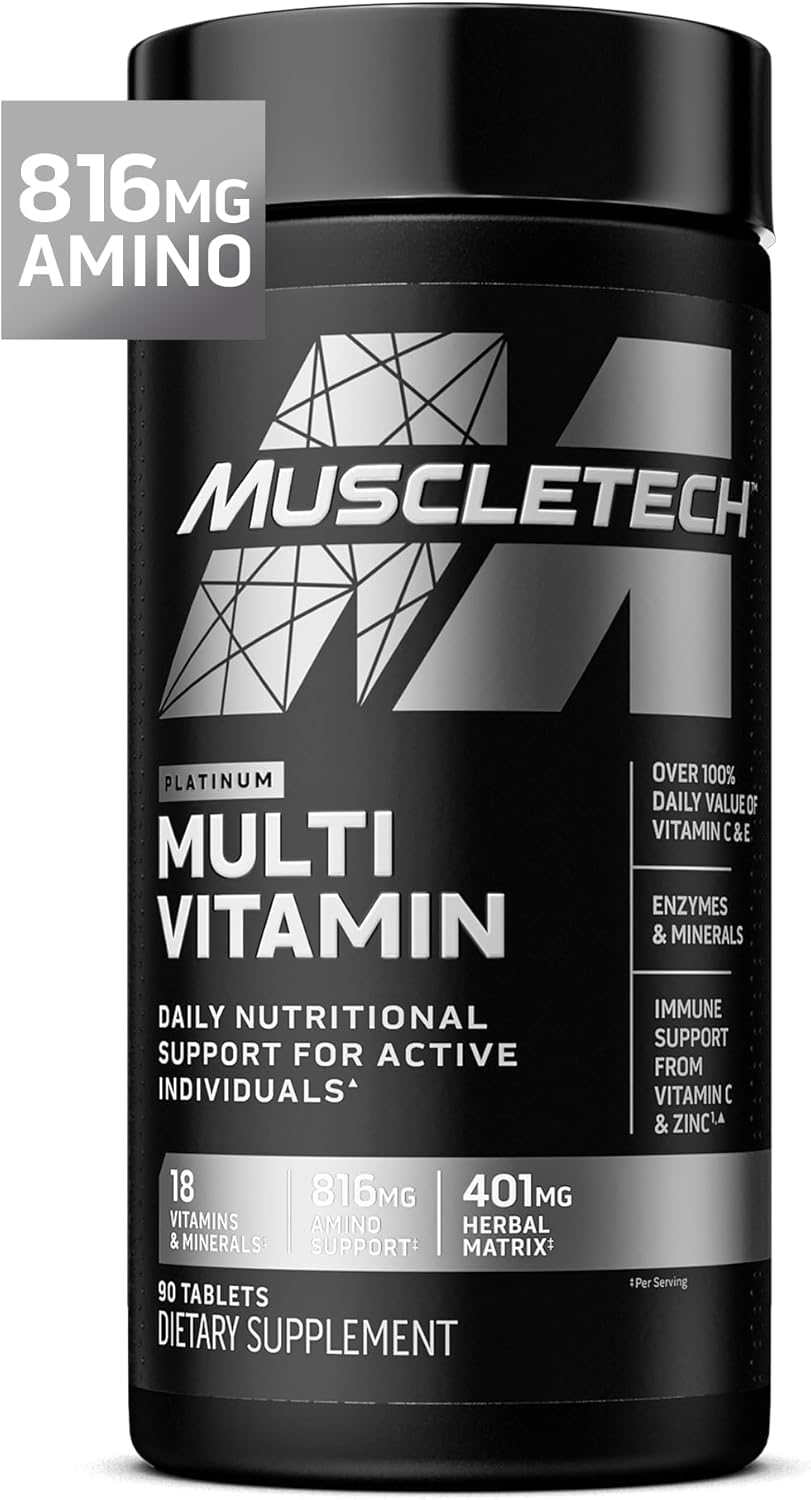 MuscleTech Platinum Multi-Vitamínico - 90 Caps