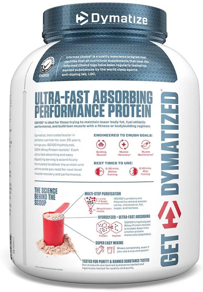 Dymatize ISO 100   5 lb   Gourmet Chocolate