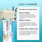 Barrita de Proteína Power Crunch Energy   Crema de Vainilla