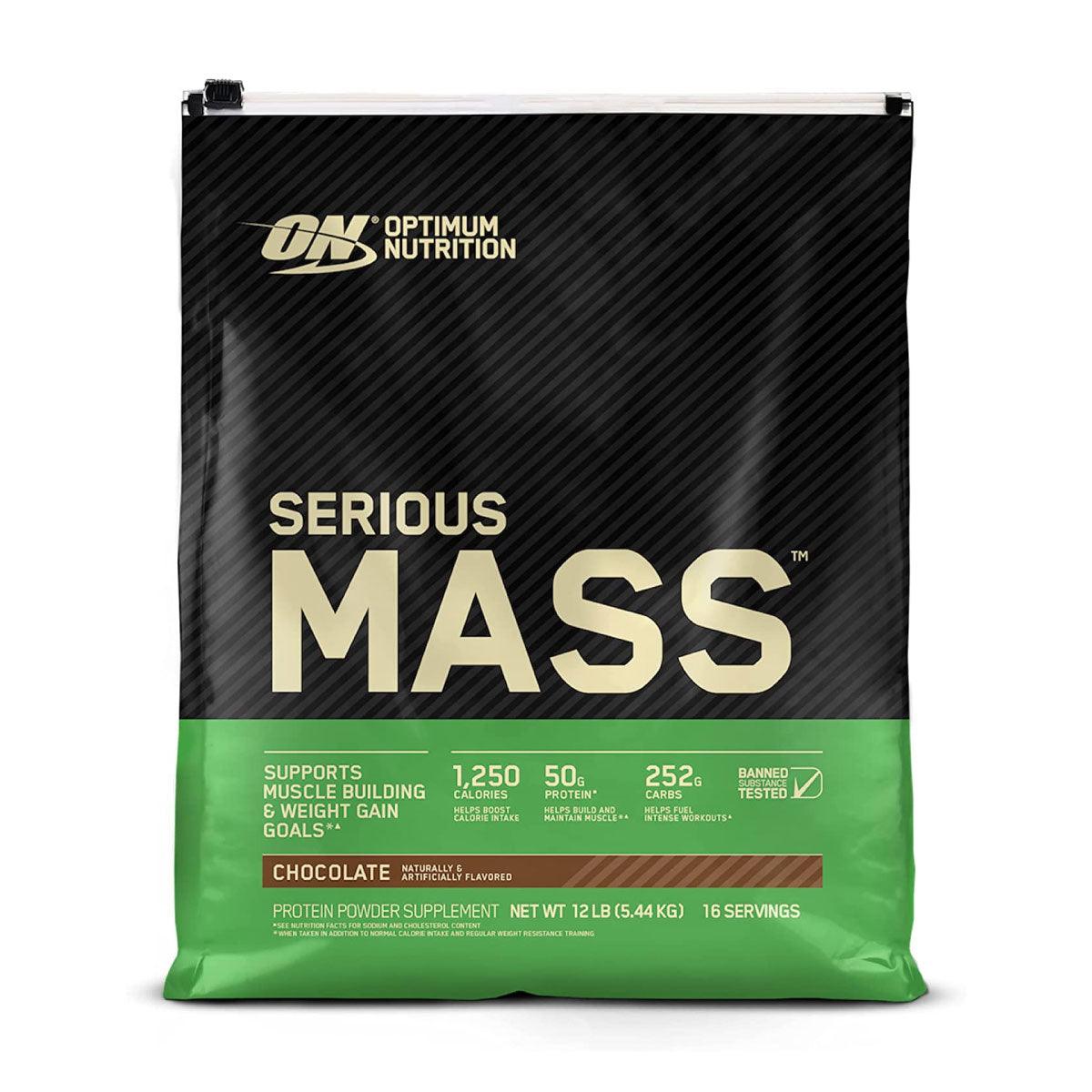 Optimum Nutrition Serious Mass   12 Lb   Chocolate