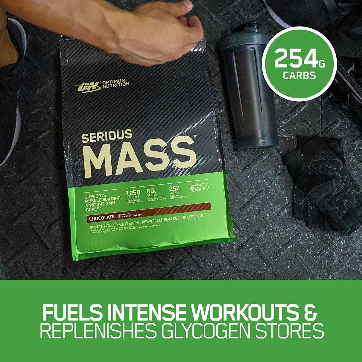 Optimum Nutrition Serious Mass   12 Lb   Chocolate