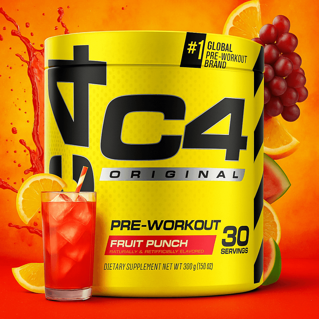 Pre Workout C4 Original   Fruit Punch   30 servicios