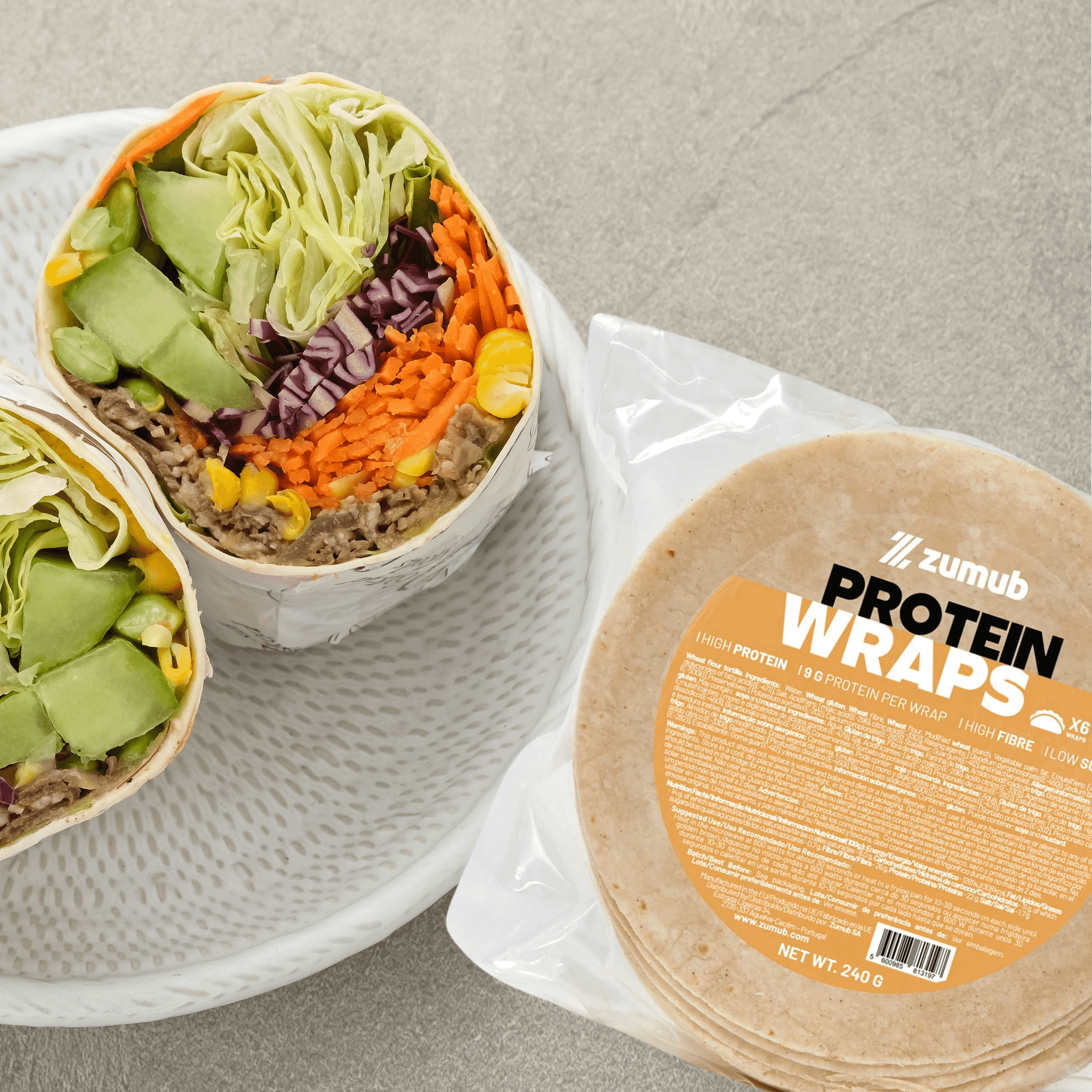 Zumub Wraps con Proteina 240 g