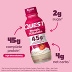 Quest Protein Milkshake 45 g Proteina   Fresa