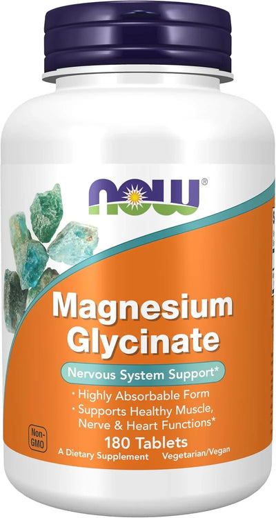 NOW GLICINATO DE MAGNESIO 180 tabs