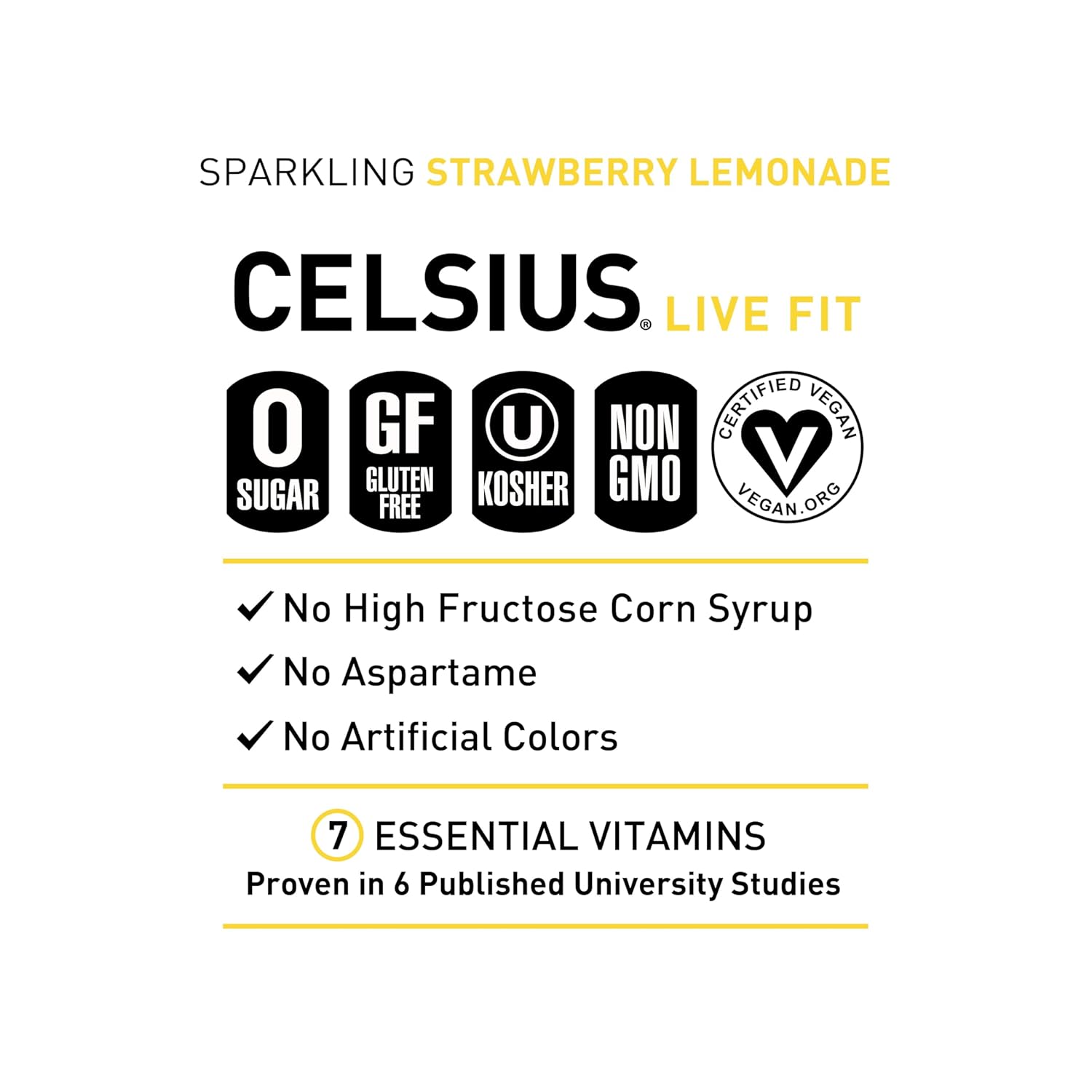 BEBIDA CELSIUS LIVE FIT SPARKLING STRAWBERRY LEMONADE