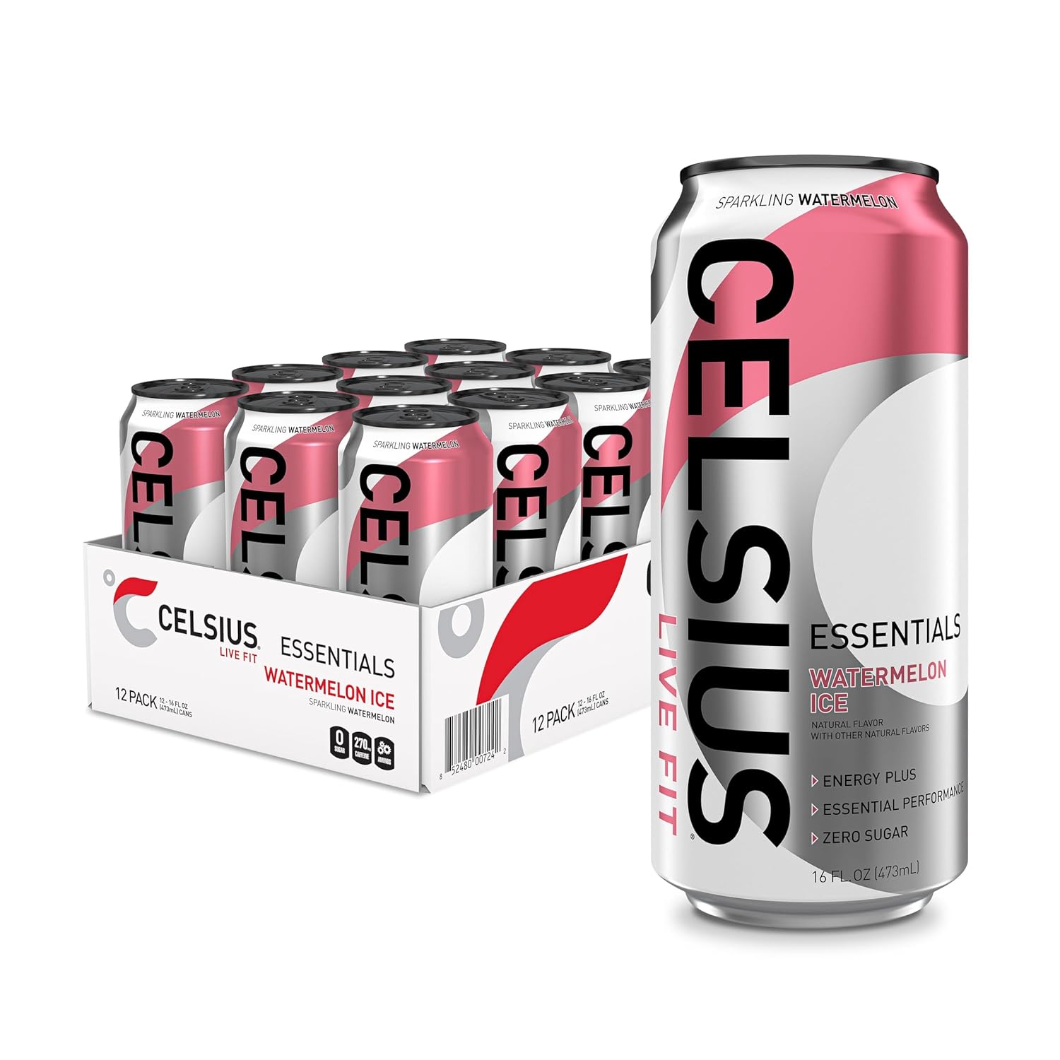 BEBIDA CELSIUS ESSENTIALS WATERMELON ICE
