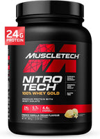 Proteina MuscleTech Nitro Tech 100% Whey Gold French Vainillla Cream 2 lb