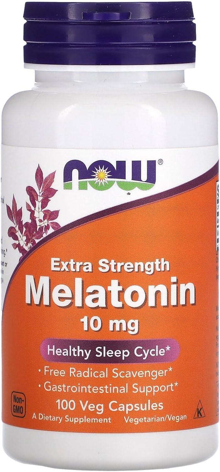 NOW MELATONINA  10mg 100 Caps